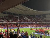 فيديو وصور.. تخليد أسماء شهداء الأهلى فى مباراة السوبر أمام المصرى