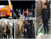 جماهير الأهلى تستقبل الفريق بمطار القاهرة بعد حصوله على السوبر 