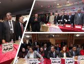 حب الوطن ينظم مؤتمرا حاشدا لدعم السيسى فى الانتخابات الرئاسية 2018.. منسق الائتلاف بالقاهرة للرئيس: عاهدناك قائدا وسندعمك.. ونقيب الزراعيين يطالبه بالترشح.. وخلف الزناتى: المشروعات الكبرى قطعت ألسنة المشككين