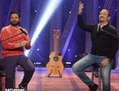 شاهد كواليس تصوير هشام عباس وحميد الشاعرى حلقة SNL