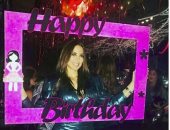 صور.. درة ترقص على أنغام 3 دقات فى عيد ميلادها