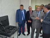صور .. محافظ الإسماعيلية يفتتح وحدة مناظير الجهاز الهضمى بمستشفى الحميات