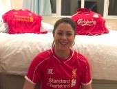 فيديو.. بطلة أولمبياد ريو تغنى لمحمد صلاح بعد هدفه أمام مانشستر سيتى