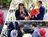 صور.. وزارة الثقافة تستقبل إيناس عبد الدايم بالورود.. الوزيرة تعبر عن سعادتها بالمنصب.. وتؤكد مهامها الأولى معرض القاهرة والمناطق النائية وافتتاح متحف نجيب محفوظ.. وتتذكر: السلفيون أفسدوا فرحتى من قبل   