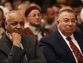 مصطفى بكرى بمؤتمر القبائل العربية: صوتى للسيسى لاستكمال برنامجه الوطنى - صور