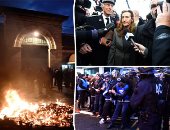 متطرف معتقل يطعن 7 حراس بأحد سجون فرنسا أثناء تفتيشه