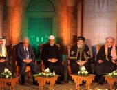 شيخ الأزهر: بدأ تقسيم المنطقة وتنصيب الكيان الصهيونى شرطيا عليها (صور)