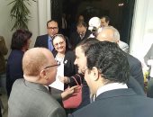 صور .. حلمى النمنم: سعيت لتمكين المرأة.. وإيناس عبد الدايم: شرفت بالعمل معك 