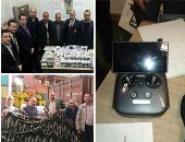 صور.. رجال الجمارك بالإسكندرية حصن دفاع مصر شمالا.. ضبط ملابس عسكرية مموهة وطائرة تجسس فى أسبوع واحد.. وإحباط تهريب أدوية بشرية ومواد مخدرة تمنع دمار عقول آلاف الشباب.. ومسئول بالجمارك: نحمى مصر من الاختراق