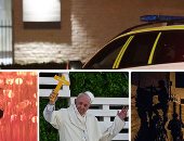 صور.. العالم هذا الصباح.. مهرجان الأضواء يزين عاصمة الضباب "لندن" بالأنوار المبهرة.. انفجار يهز مركز شرطة بالسويد.. استشهاد فلسطينى فى اشتباكات مع الاحتلال بالضفة.. والرياح تغازل بابا الفاتيكان فى تشيلى