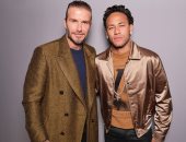 صور.. عرض أزياء بين نيمار وبيكهام فى أسبوع الموضة بباريس