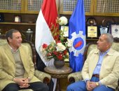 محافظ السويس يستقبل رئيس الهيئة القومية لمياه الشرب والصرف الصحى