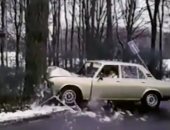 فيديو يكشف شكل اختبار سلامة السيارات الألمانية فى السبعينات