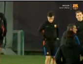 فيديو.. كوتينيو ينضم لتدريب برشلونة الجماعى للمرة الأولى