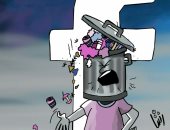 حال الدنيا.. السوشيال ميديا منصات تشهير وسباب.. فى كاريكاتير اليوم السابع