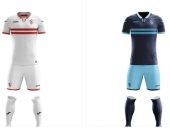 صور .. الزمالك يواجه المصرى بتصميم ملابس جديد