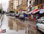 صور.. سقوط أمطار خفيفة بشكل متواصل على مطروح والساحل الشمالى
