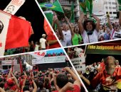 مظاهرات مؤيدة ومعارضة لرئيس البرازيل السابق لولا دا سيلفا قبل محاكمته