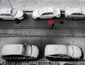 صور.. تساقط كثيف للثلوج بمدينة شنغهاى فى الصين