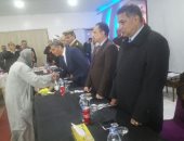 أمن بنى سويف يكرم 50 من أسر الشهداء فى عيد الشرطة 