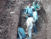 استجابة لـ"اليوم السابع": إصلاح ماسورة مياه بشارع الشركات فى مدينة نصر