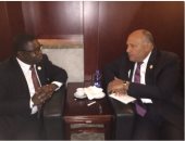 المتحدث باسم الخارجية ينشر صورة لقاء سامح شكرى مع نظيره الزامبى