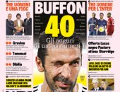 عيد ميلاد بوفون الـ40 يتصدر اهتمامات صحف إيطاليا