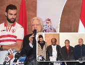 8 رسائل يطلقها مرتضى منصور فى المؤتمر الصحفى لعلى جبر.. الانسحاب من انتخابات الرئاسة.. يهاجم الصقر والعميد.. يرفض دخول هانى العتال للنادى مرة أخرى.. يطالب الخطيب بإيقاف المزاد على اللاعبين.. ويدعم إيهاب جلال