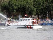 فيديو وصور.. عروض مائية فى نهر النيل لـ«المسطحات» احتفالا بعيد الشرطة