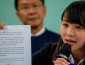صور.. مؤتمر  صحفى لناشطة صينية بعد استبعادها بالانتخابات البرلمانية