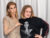 شاهد.. آديل بكواليس حفل سيلين ديون فى لاس فيجاس