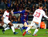 شاهد.. برشلونة يتأخر أمام ألافيس بهدف فى الشوط الأول عكس سير المباراة