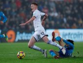 فيديو.. أرسنال يتعادل مع سوانزي فى الشوط الأول 1-1 بمشاركة متميزة للنني