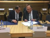 شكرى يترأس وفد مصر فى الاجتماع الوزارى للجنة تنسيق مساعدات فلسطين ببروكسل