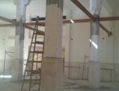 صور.. توقف الأعمال بمسجد تابع لأوقاف الوادى الجديد فى الداخلة منذ عامين