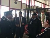 صور.. مساعدا وزير الداخلية يتفقدان تأمين مطار بورسعيد