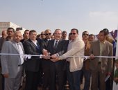 صور.. محافظ بنى سويف يفتتح المرحلة الأولى من إعادة إعمار 1000 منزل