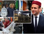 صور العالم هذا المساء.. 7 قتلى و30 مصابًا إثر انفجار اسطوانة غاز دخل منزل بغزة.. ماكرون يتجول بالطربوش بصحبة زوجته فى شوارع مدينة تونس.. وخزان وقود ينفجر فى مبنى الضرائب بالعاصمة التركية أنقرة