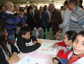 صور.. وزيرة الثقافة تتفقد مخيم قصور الثقافة للطفل بمعرض الكتاب