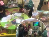 صور.. "الأطفال" كلمة السر فى أجنحة الدور المسيحية بمعرض الكتاب.. "ألوان وصلصال وقصص الأنبياء" فى "دار الكتاب المقدس".. وشخصيات كرتونية تستقبل الزوار الصغار وتشرح لهم القيم والأخلاق بشكل مبسط