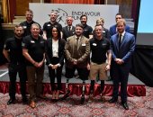 صور..الأمير هارى وخطيبته ميجان ماركل يكرمان جرحى الجيش البريطانى فى لندن