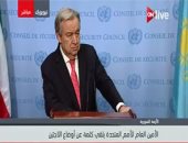 أمين عام الأمم المتحدة يدعو الجميع للتعاون وإيصال المساعدات للاجئين السوريين