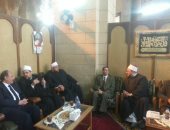صور.. وزير الأوقاف يصل مسجد أبو العباس ويتفقد ميدان المساجد 