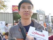 فيديو.. صينى من معرض الكتاب: مصر بلد الأمن والآمان وجئت لشراء كتب التاريخ