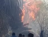 النيابة تنتدب المعمل الجنائى لفحص حريق مزرعة موسى مصطفى موسى بالجيزة