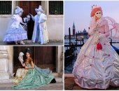 أقنعة ملونة.. وغموض..وجمال.. فى كرنفال "مدينة العشاق" بإيطاليا