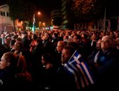 صور.. أنصار الرئيس القبرصى يحتفلون بشوارع نيقوسيا بعد فوزه بولاية ثانية