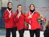 لاعبات مصر يحصدن الذهب فى منافسات دورة الألعاب العربية للأندية للسيدات