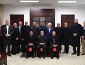 رهبان الكنيسة القبطية الكاثوليكية المصرية لـ"أبو مازن": جئنا نصرة للقدس