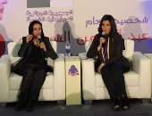 صور.. رئيسة القومى للمرأة تفتتح لقاء بمعرض الكتاب حول استعدادات المجلس للانتخابات